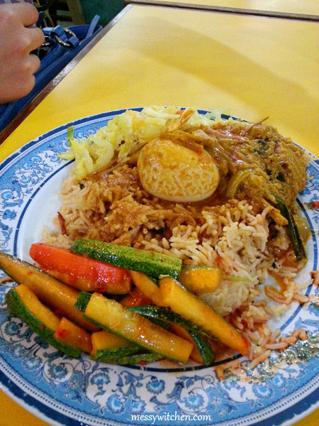 Nasi Biryani With Side Dishes @ Central Market Fish Head Curry Restaurant, Bangi